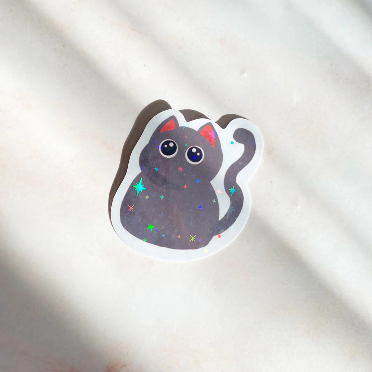 Purfect Grey Cat Sticker